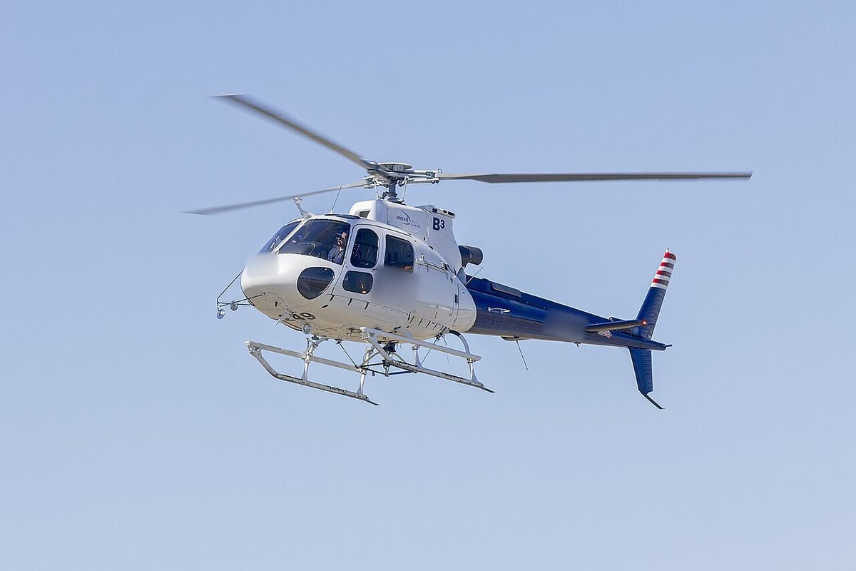AS350 B3 Ecureuil on the ground