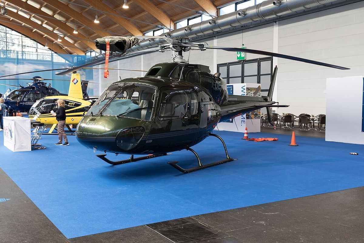 AS350 B3e (H125) on the ground