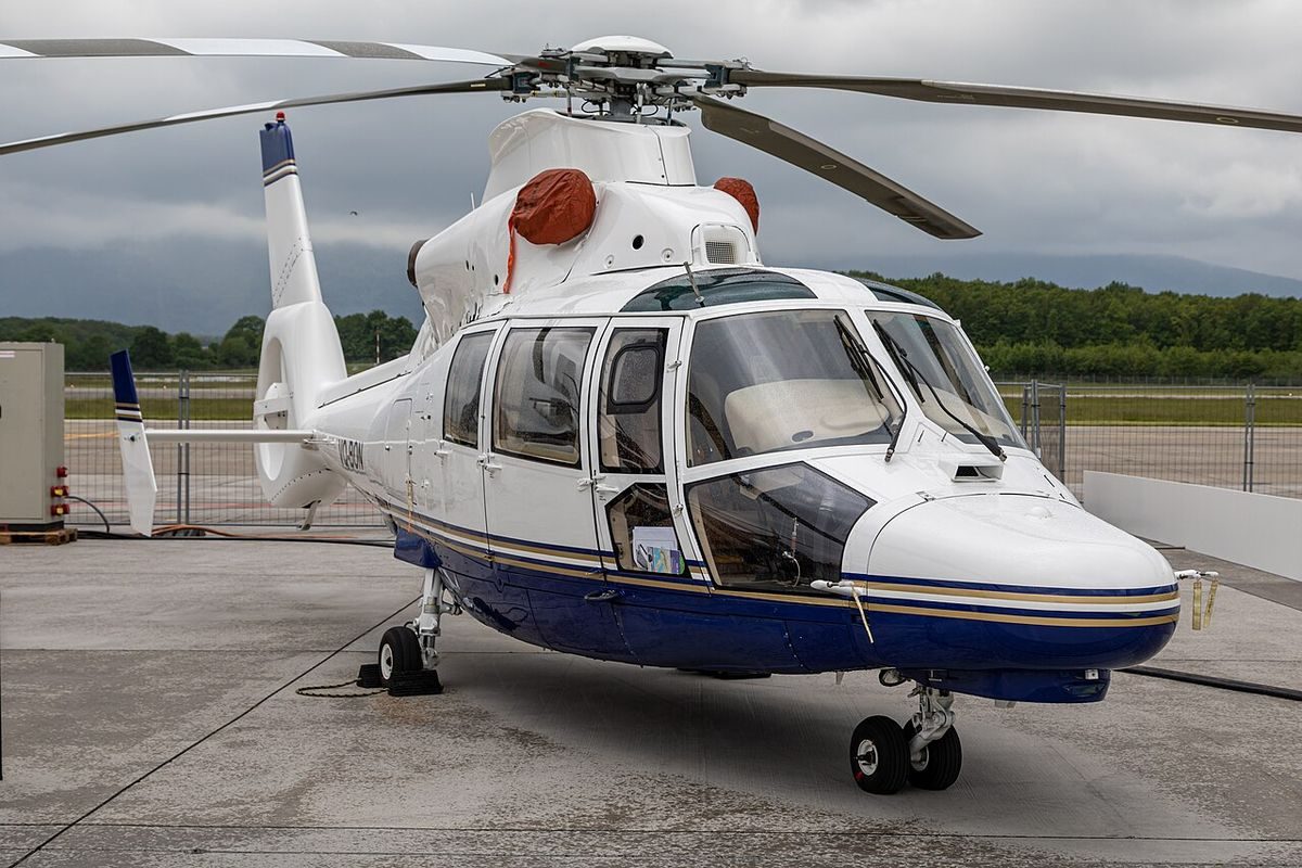 AS365 N2/N3 Dauphin on the ground