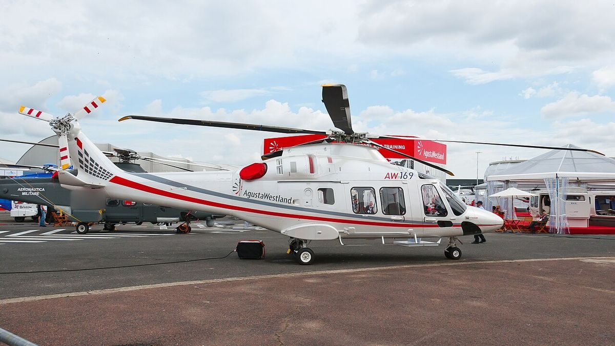 AW169 on the ground