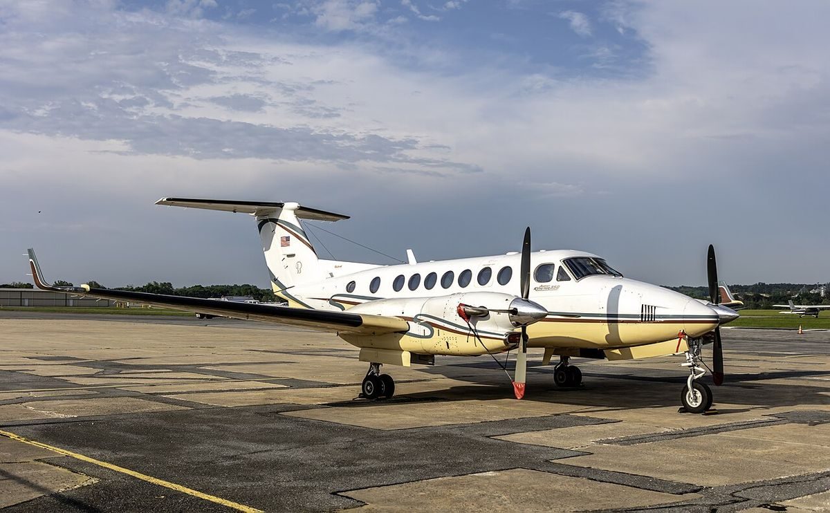 Super King Air B300 on the ground