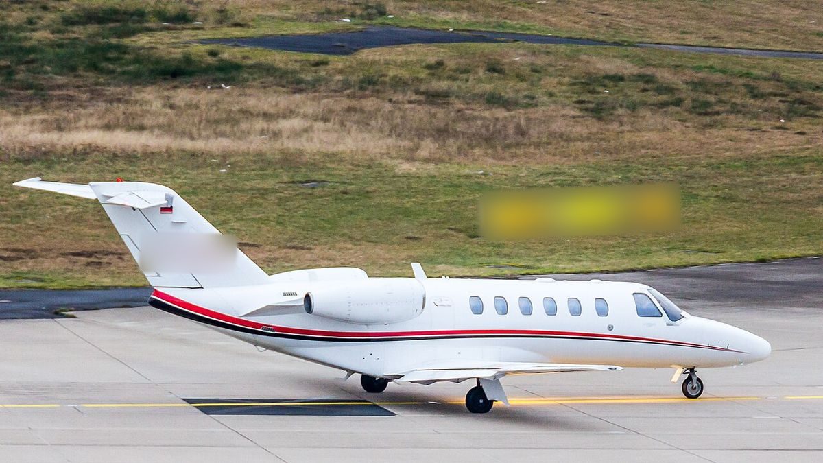 Citation CJ2+ on the ground