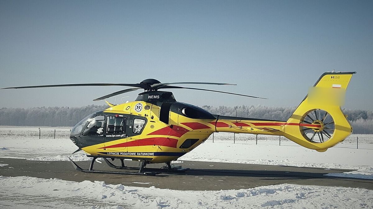 EC135 P3H on the ground