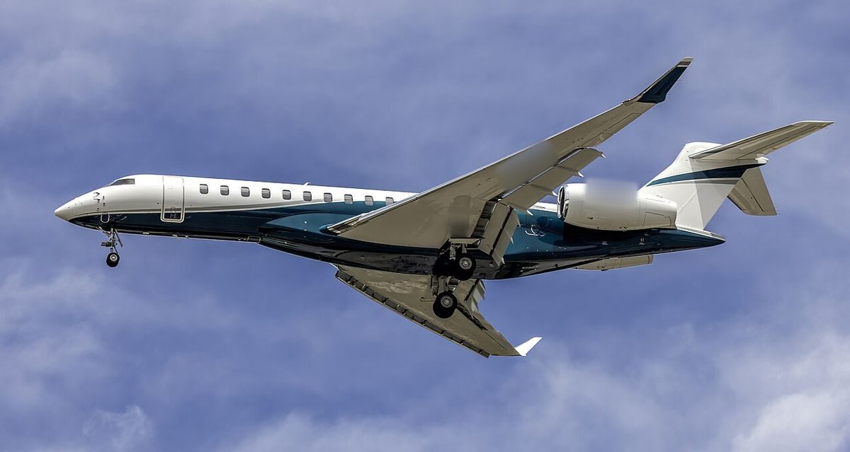 Global 7500 on the ground