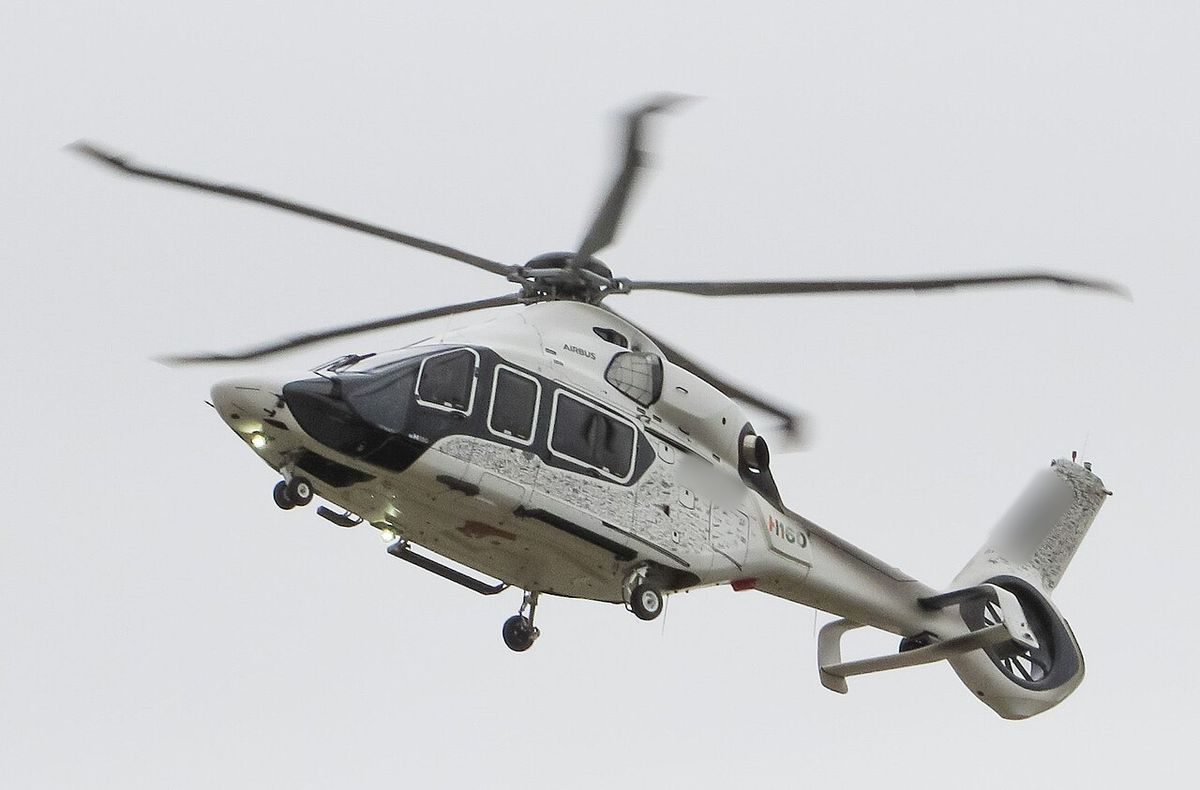 H160-B on the ground