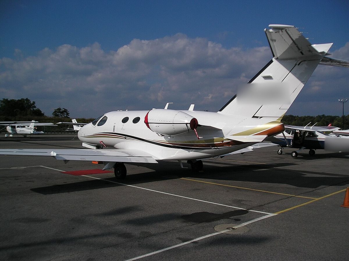 Citation Mustang on the ground