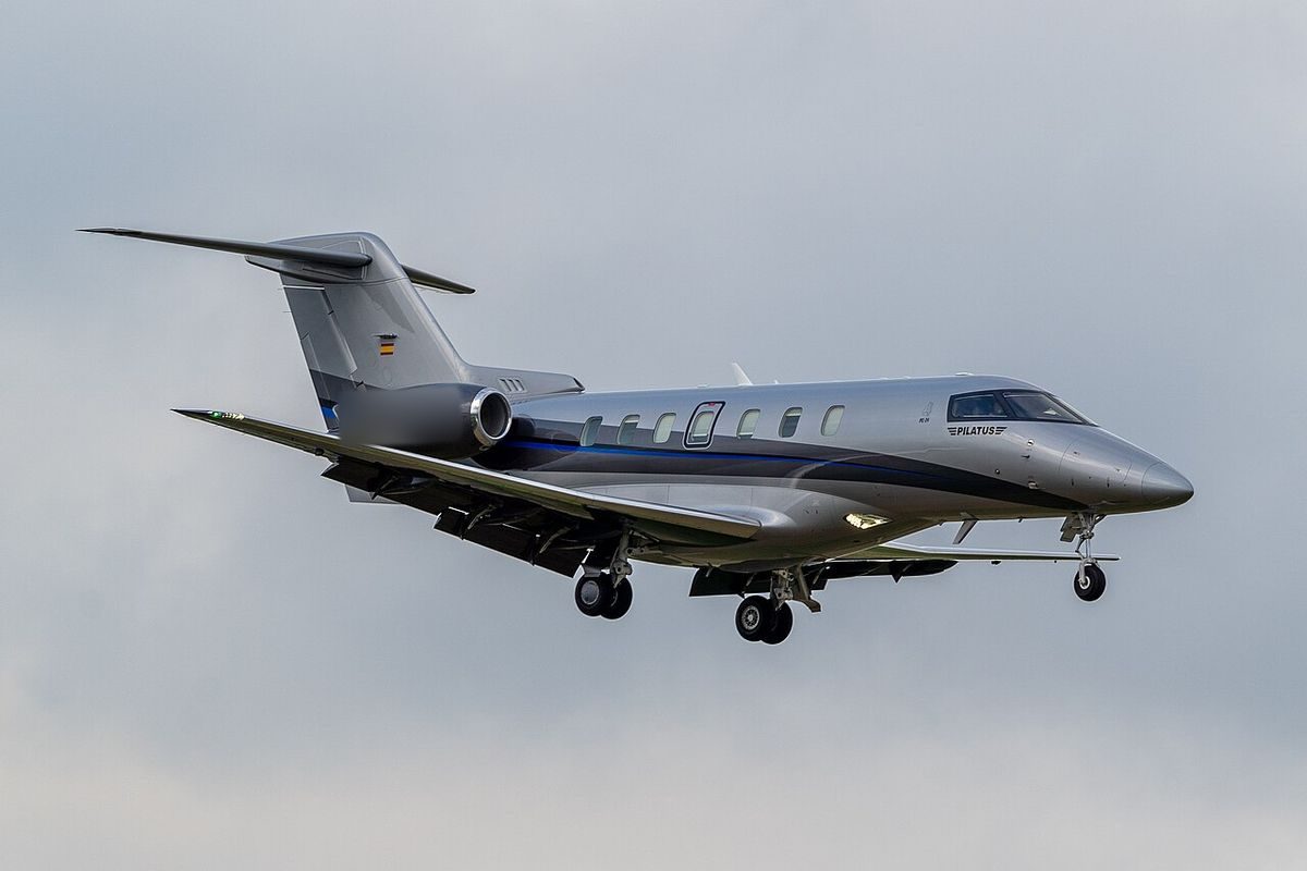 Pilatus PC-24 on the ground