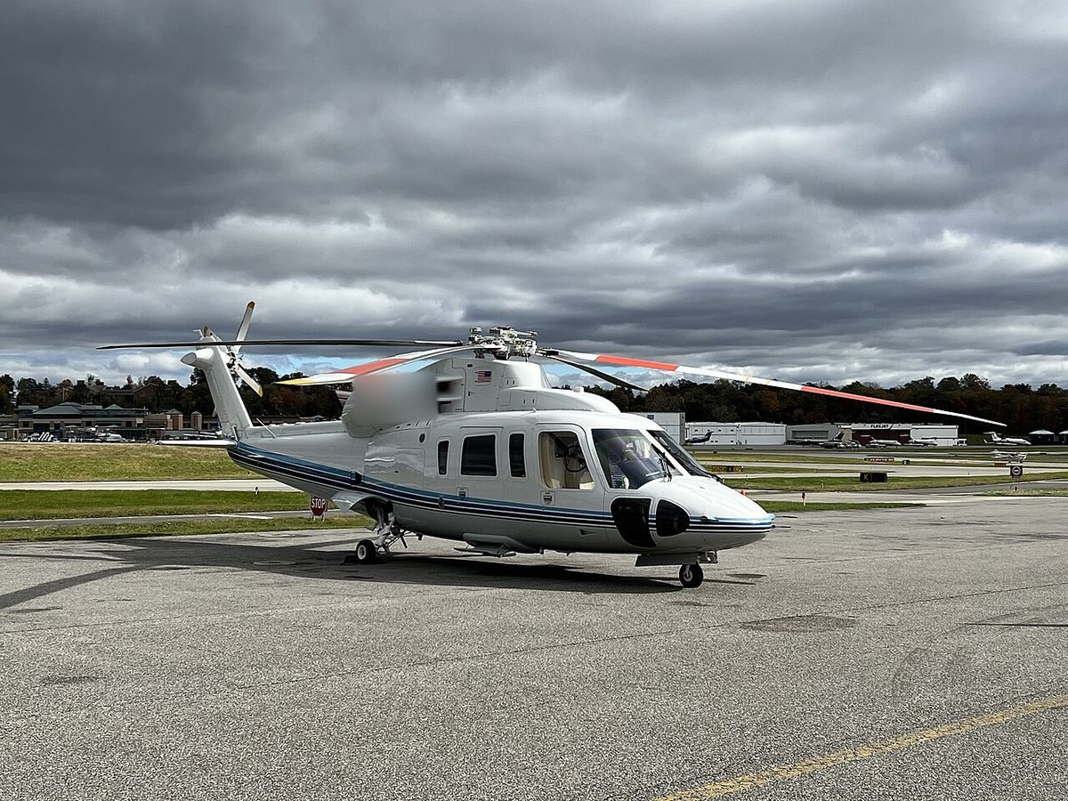 S-76D on the ground