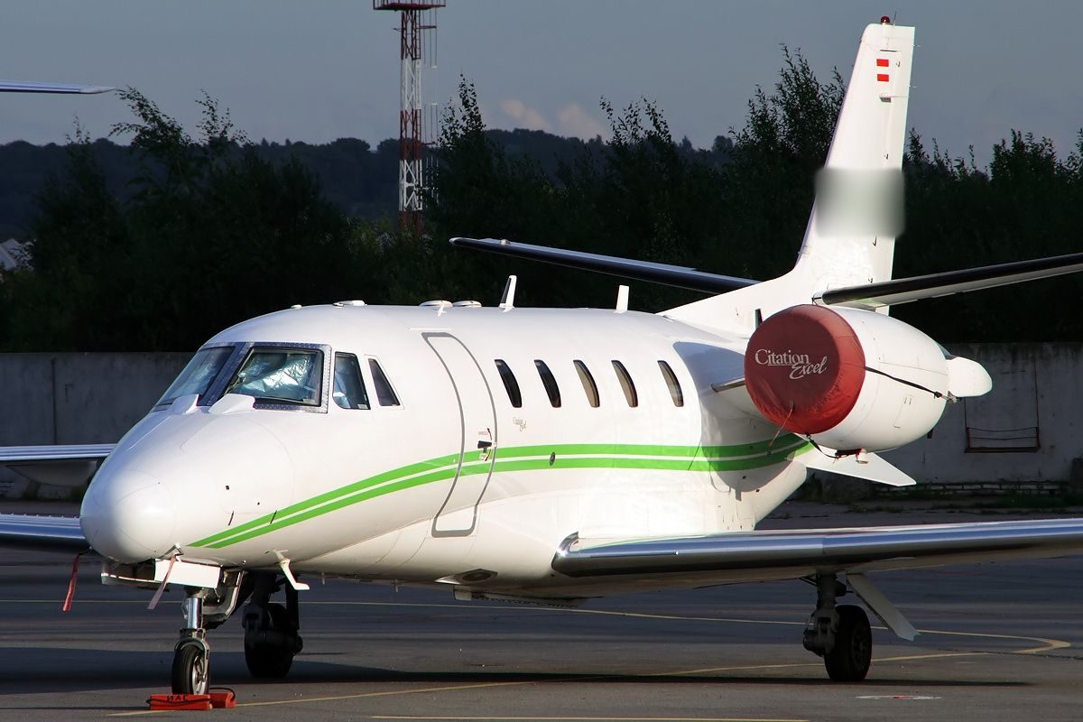 Citation Excel (560XL) on the ground